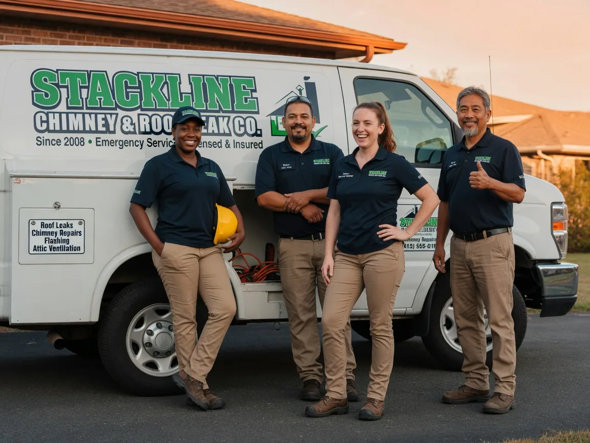 Chimney flashing repair company in Clear Lake, WI